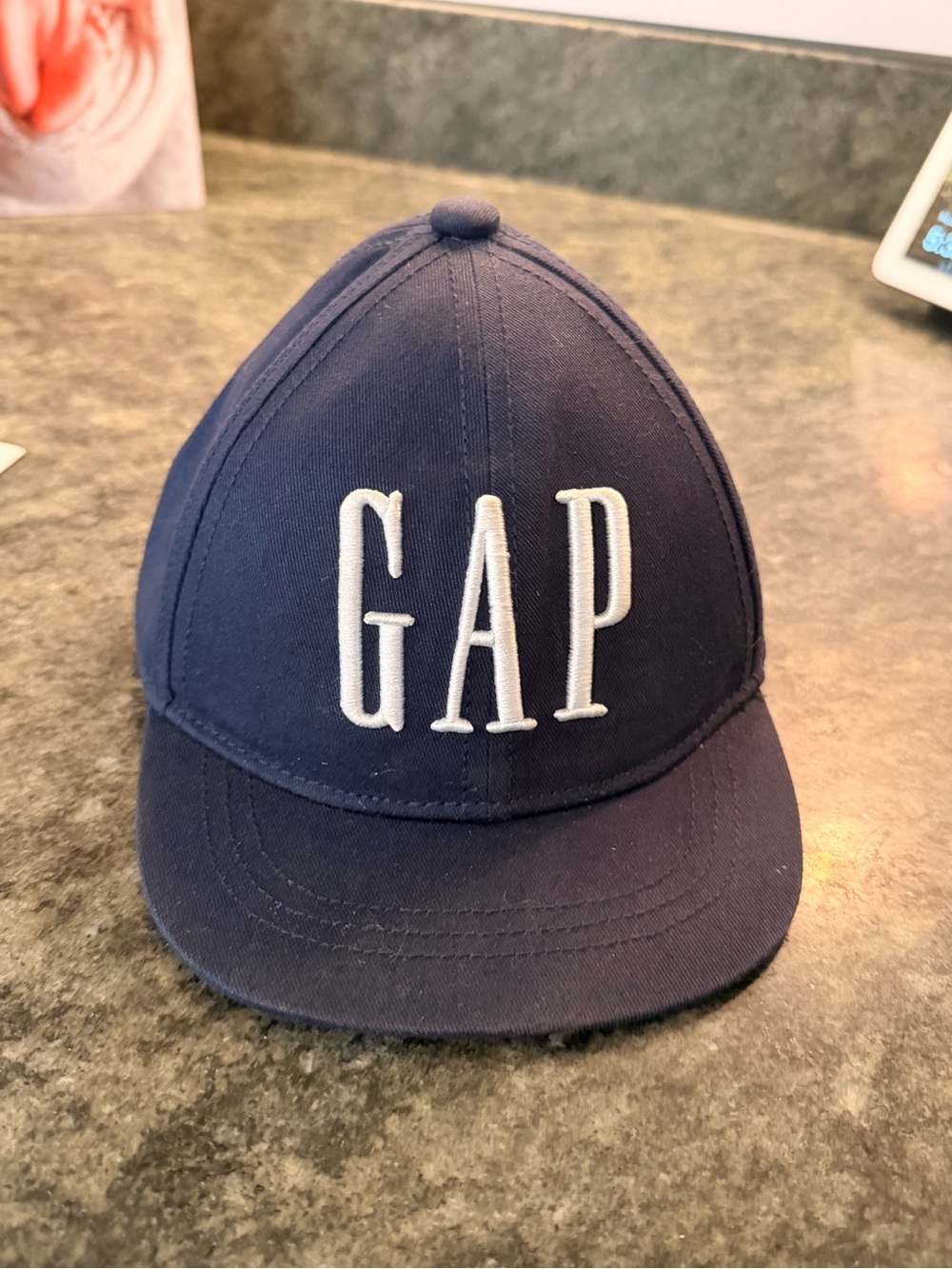 GAP Toddler Navy Baseball Cap - Navy Blue Logo Hat